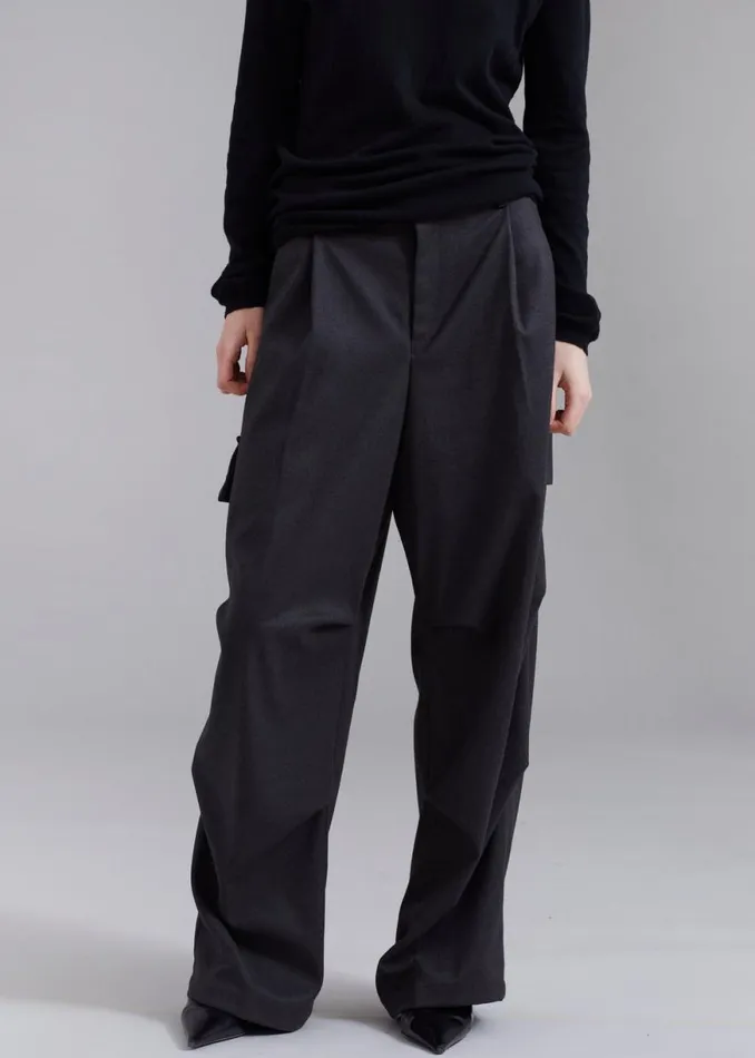 The Frankie Shop Flint Cargo Pants 8211 Grey Shop Clothing