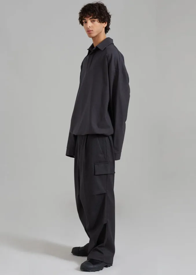 The Frankie Shop Flint Cargo Pants 8211 Grey Shop Clothing