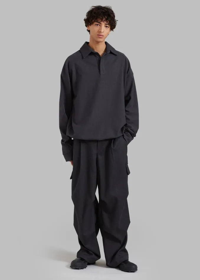 The Frankie Shop Flint Cargo Pants 8211 Grey Shop Clothing