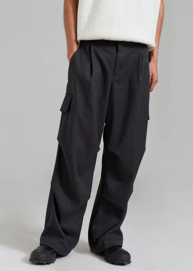 The Frankie Shop Flint Cargo Pants 8211 Grey Shop Clothing