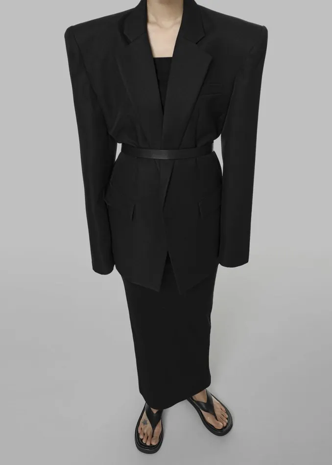 The Frankie Shop Jun Blazer 8211 Black Shop Outerwear