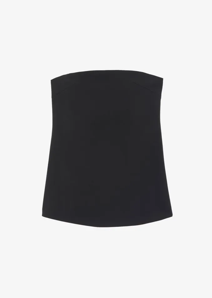 The Frankie Shop Kit Strapless Top 8211 Black Shop Tops