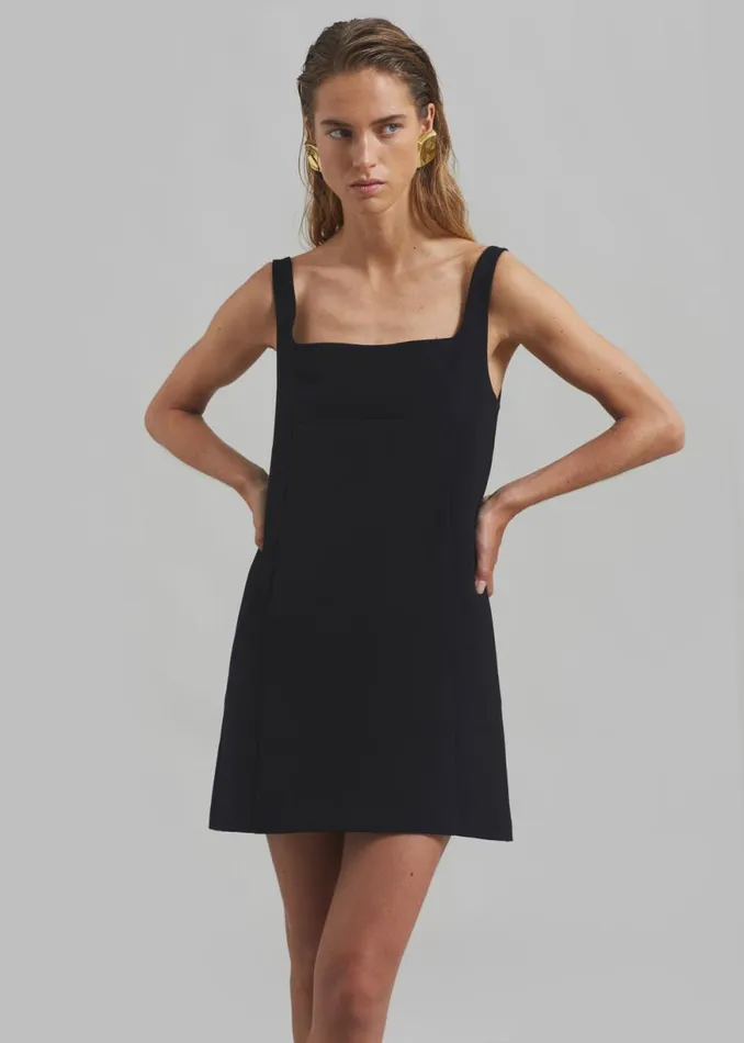 The Frankie Shop May Mini Dress 8211 Black Shop Clothing