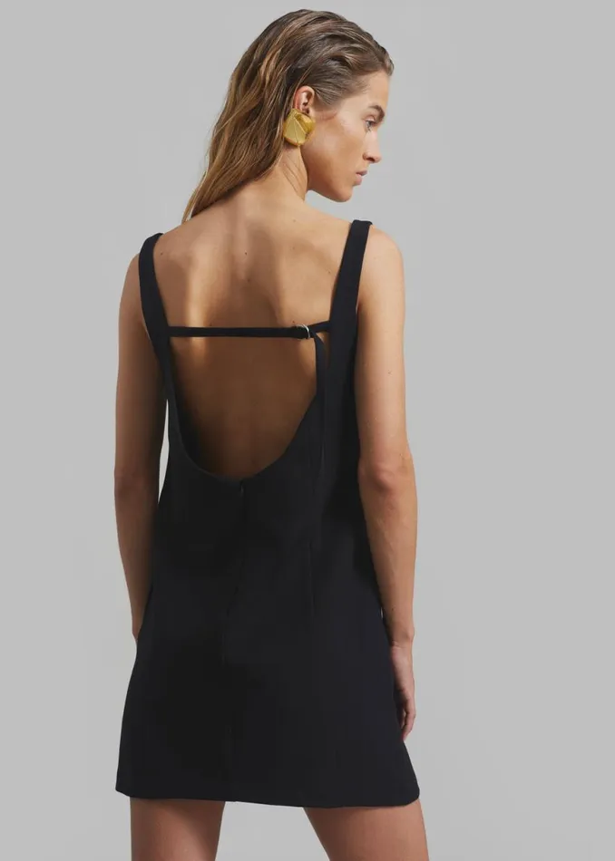 The Frankie Shop May Mini Dress 8211 Black Shop Clothing