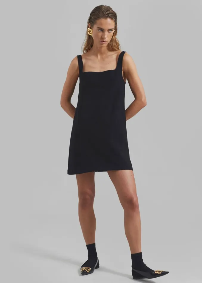 The Frankie Shop May Mini Dress 8211 Black Shop Clothing