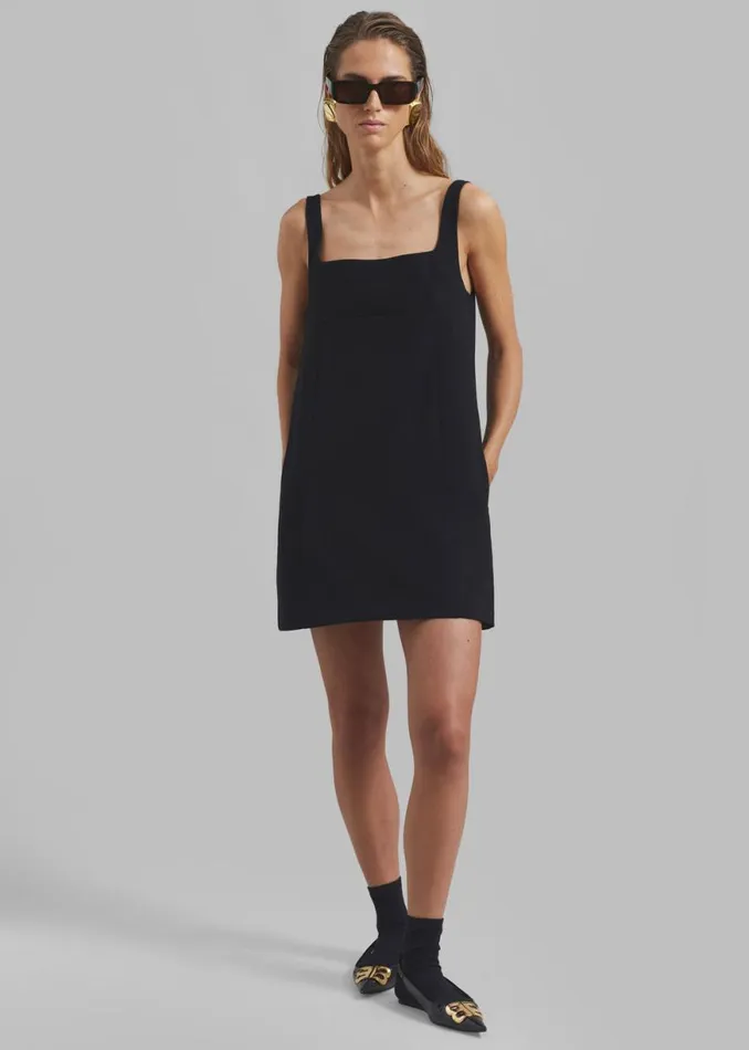 The Frankie Shop May Mini Dress 8211 Black Shop Clothing