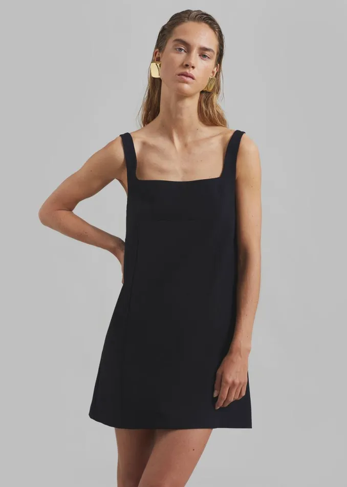 The Frankie Shop May Mini Dress 8211 Black Shop Clothing