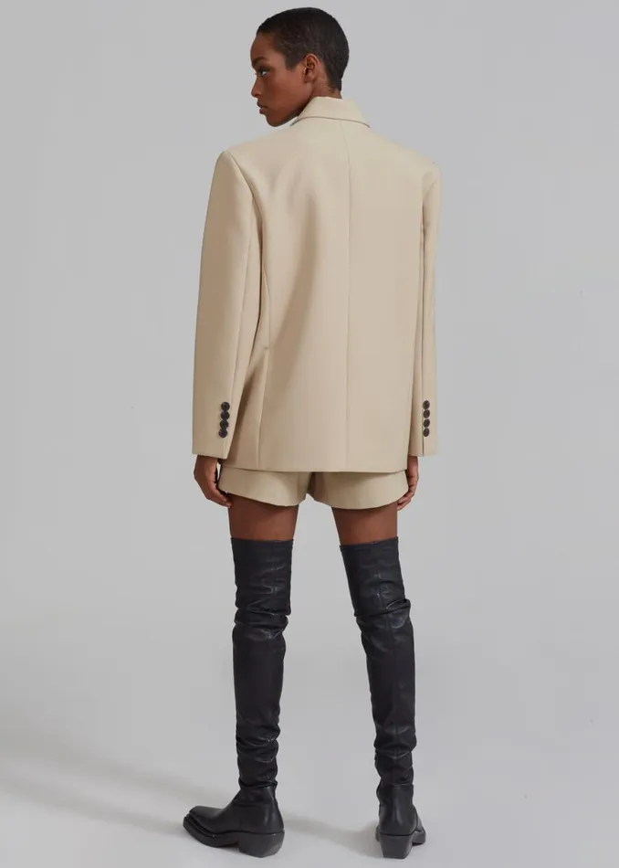 The Frankie Shop Paige Blazer 8211 Beige Shop Suits