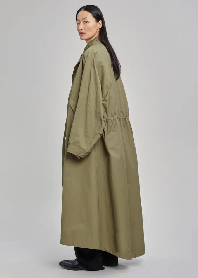 The Frankie Shop Skive Double Layer Parka 8211 Olive Shop Outerwear