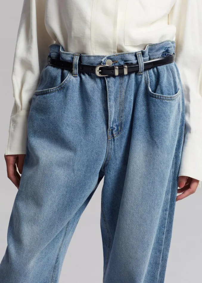 The Frankie Shop Talte Jeans 8211 Worn Wash Shop Denim