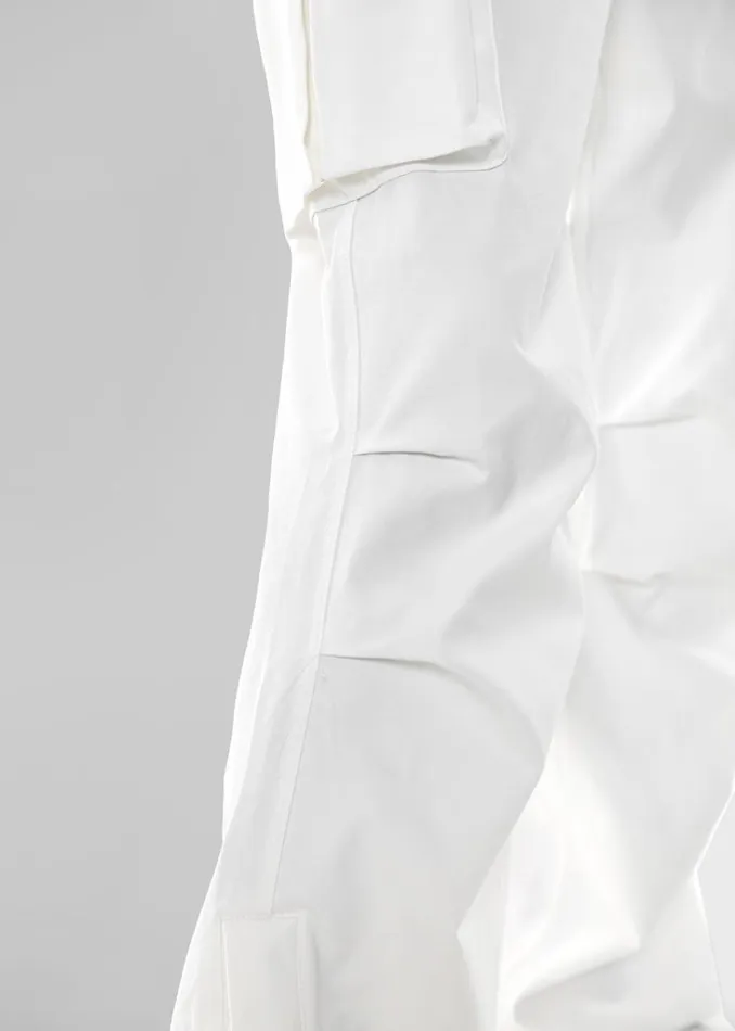 The Frankie Shop Valo Cargo Pants 8211 White Shop Bottoms