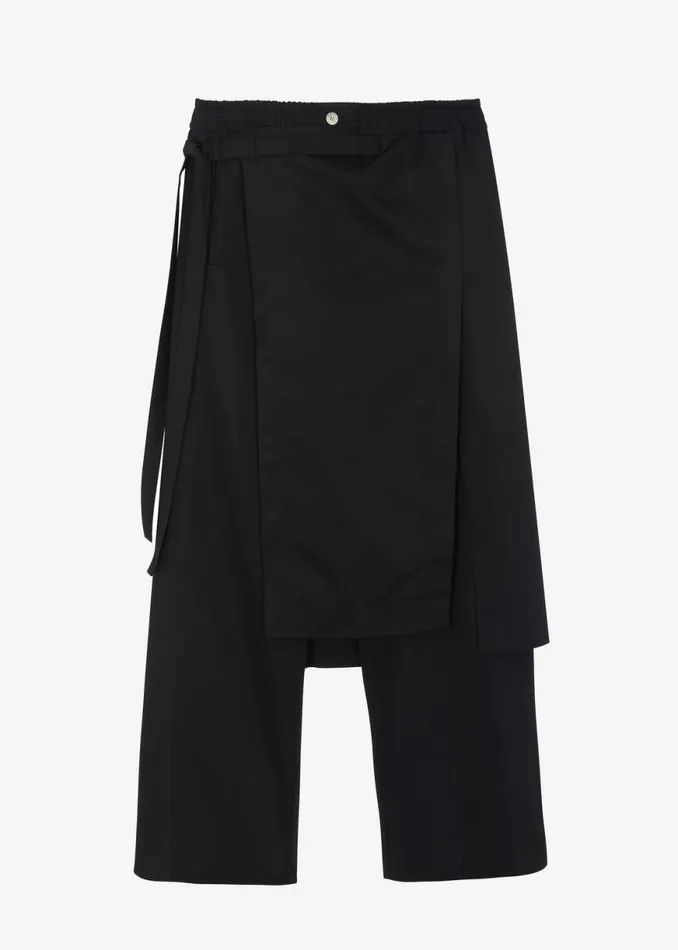 The Frankie Shop Watts Wrap Pants 8211 Black Shop Clothing