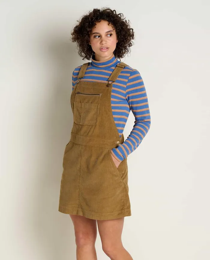 ToadandCo Dresses Scouter Cord Jumper Honey Brown 8211 Women039s