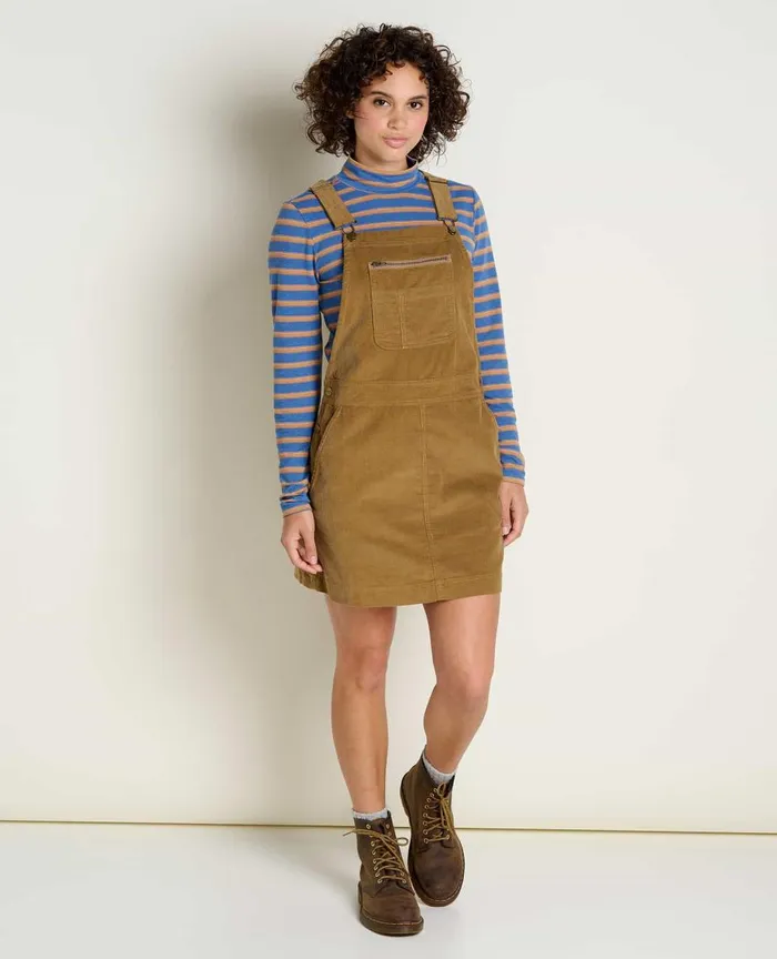 ToadandCo Dresses Scouter Cord Jumper Honey Brown 8211 Women039s