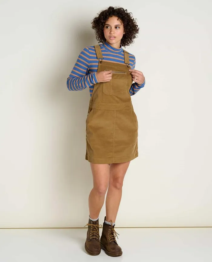 ToadandCo Dresses Scouter Cord Jumper Honey Brown 8211 Women039s