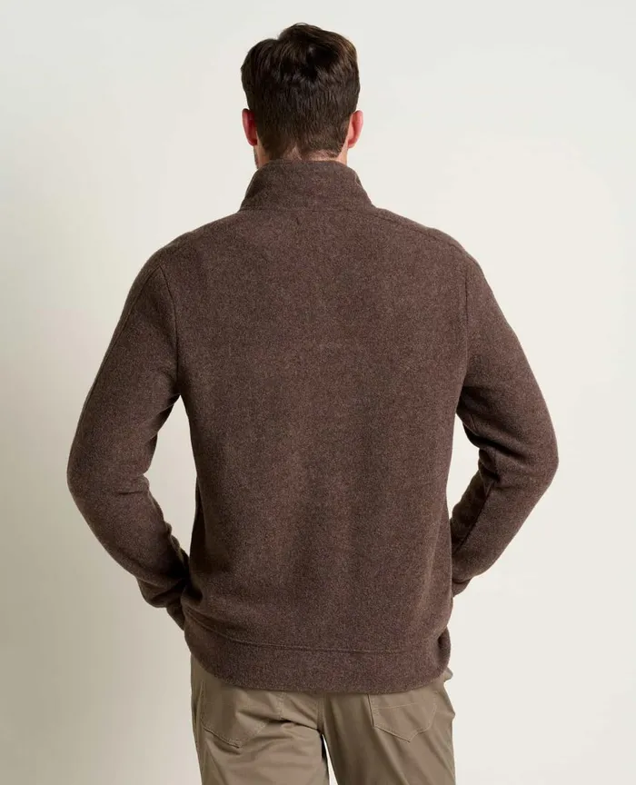 ToadandCo Jackets and Layers Kennicott Quarter Zip Sweater Falcon Brown 8211 Men039s