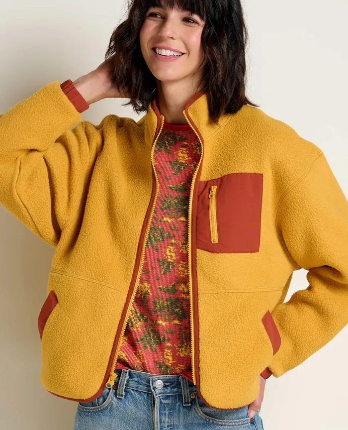 ToadandCo Jackets and Layers Women039s Campo Fleece Jacket Acorn 8211 Women039s