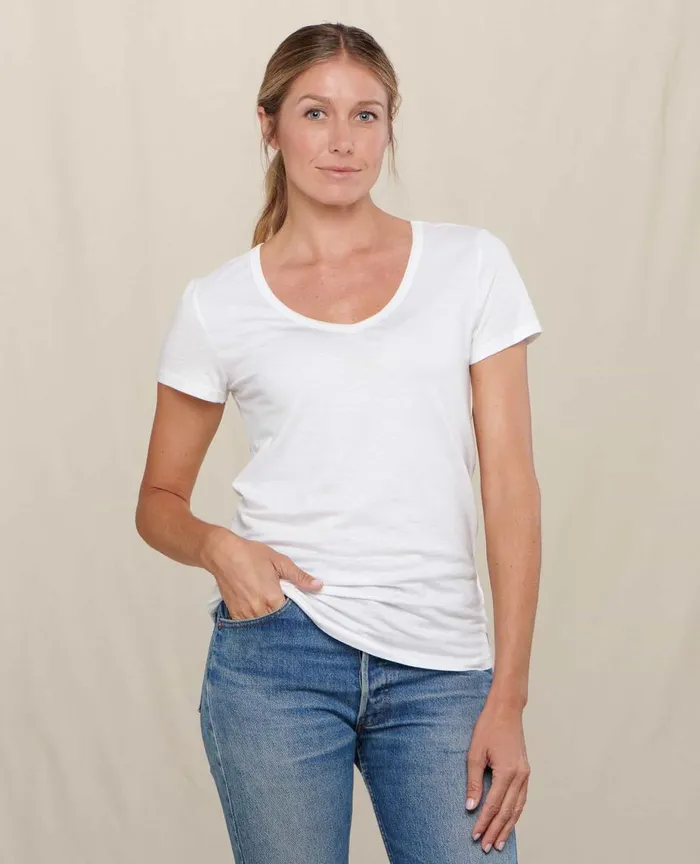 ToadandCo Loungewear and Sleep Marley II Short Sleeve Tee White 8211 Women039s