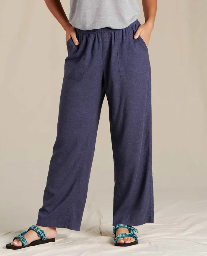 ToadandCo Loungewear and Sleep Women039s Taj Hemp Pant True Navy 8211 Women039s