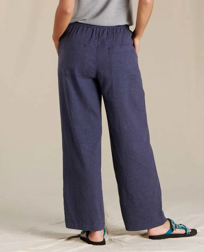 ToadandCo Loungewear and Sleep Women039s Taj Hemp Pant True Navy 8211 Women039s