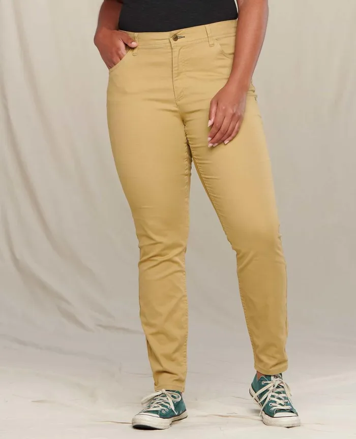 ToadandCo Pants Earthworks 5 Pocket Skinny Pant Mantis 8211 Women039s
