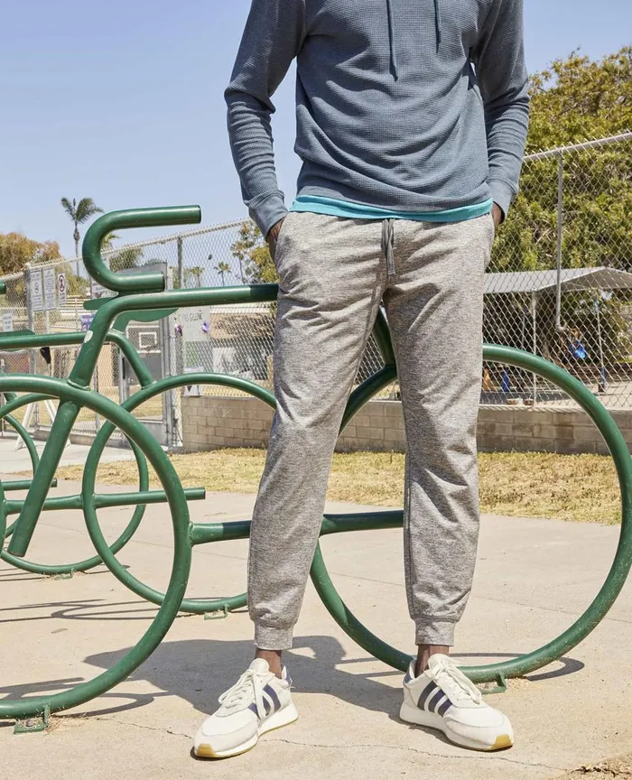 ToadandCo Pants Men039s Timehop Jogger Dark Graphite Melange 8211 Men039s