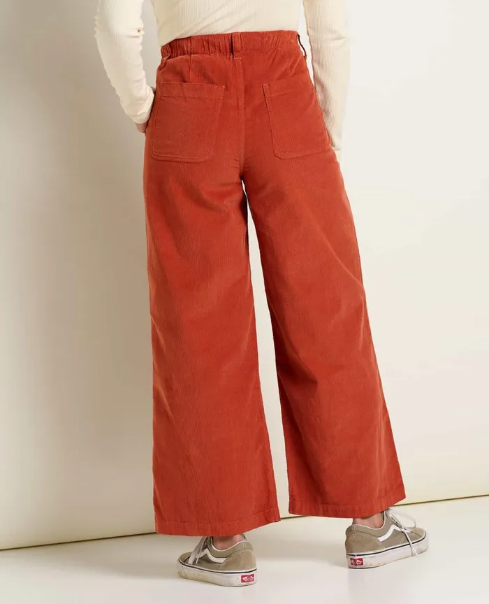 ToadandCo Pants Scouter Cord Pleated Pull On Pant Cinnamon 8211 Women039s