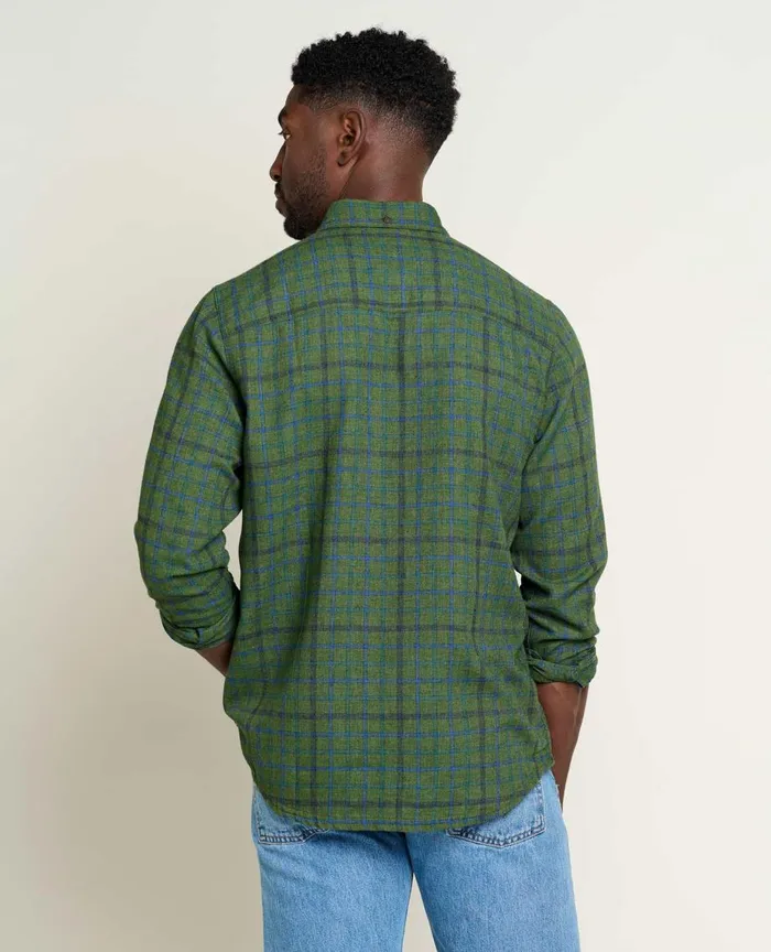 ToadandCo Shirts Airsmyth Long Sleeve Shirt Chive 8211 Men039s