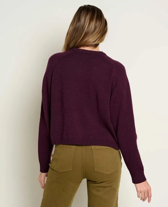 ToadandCo Sweaters Foxfern Crew Sweater Deep Mahogany 8211 Women039s