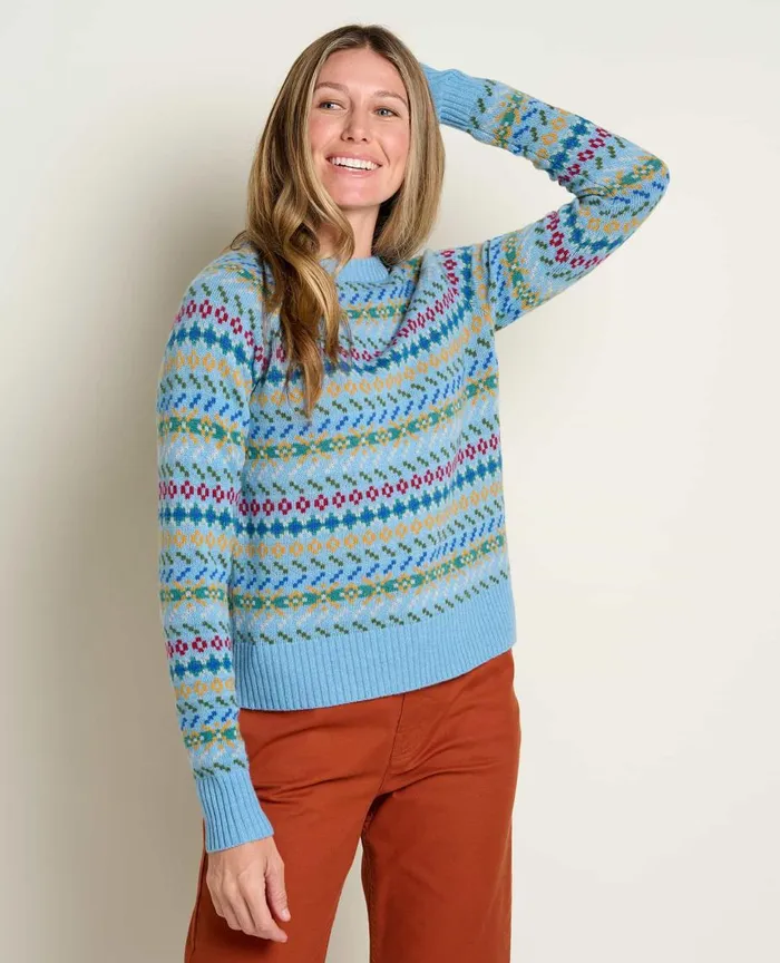 ToadandCo Sweaters Women039s Cazadero Crew Sweater Glacier 8211 Women039s