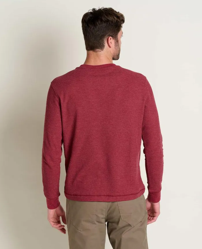 ToadandCo TShirts Framer II Long Sleeve Crew Garnet 8211 Men039s