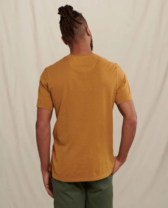 ToadandCo TShirts Men039s Primo Short Sleeve Henley Kelp 8211 Men039s