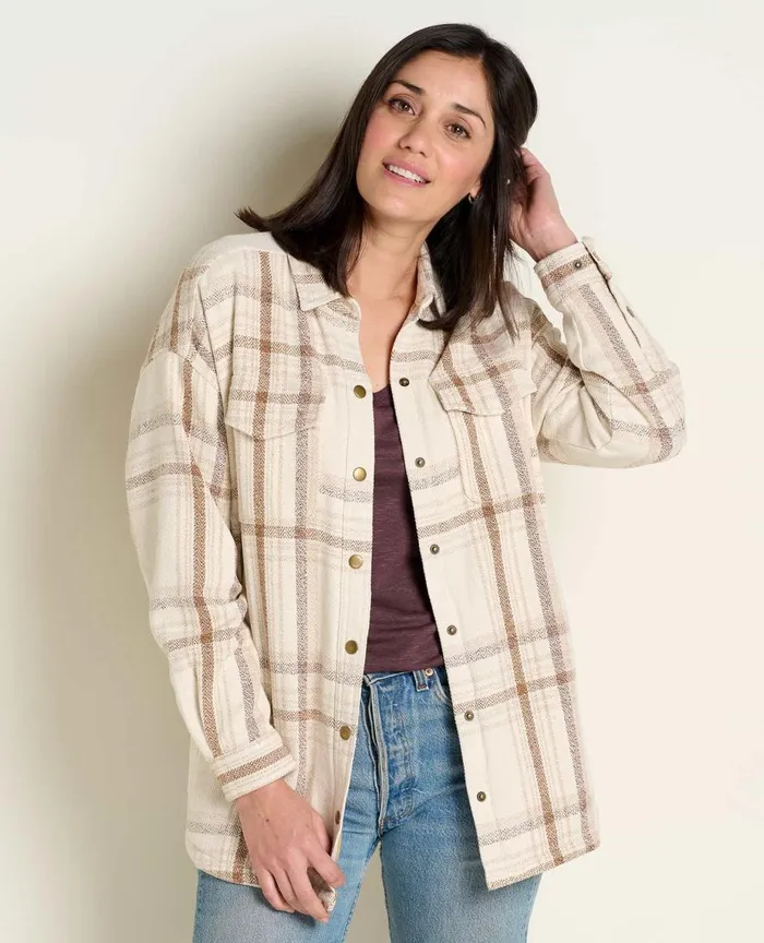ToadandCo Tops and TShirts Conifer Shirt Jacket Oatmeal 8211 Women039s
