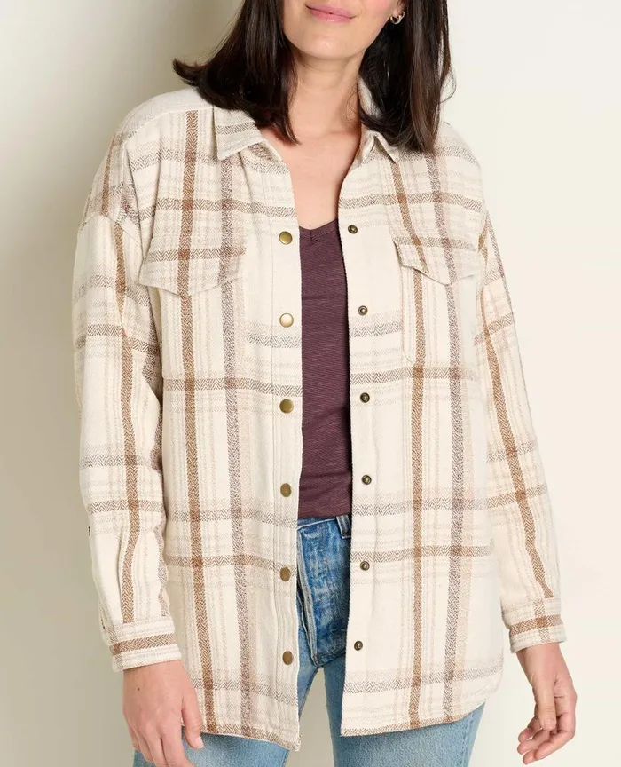 ToadandCo Tops and TShirts Conifer Shirt Jacket Oatmeal 8211 Women039s