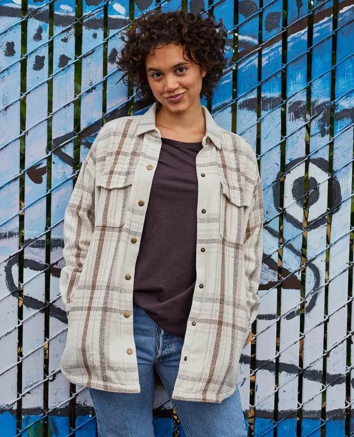 ToadandCo Tops and TShirts Conifer Shirt Jacket Oatmeal 8211 Women039s