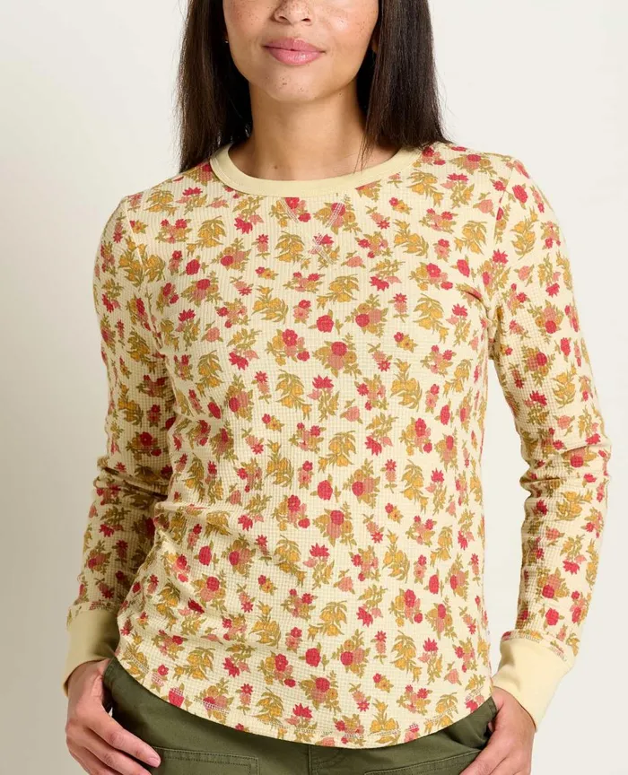 ToadandCo Tops and TShirts Foothill Long Sleeve Crew Barley Floral Print 8211 Women039s