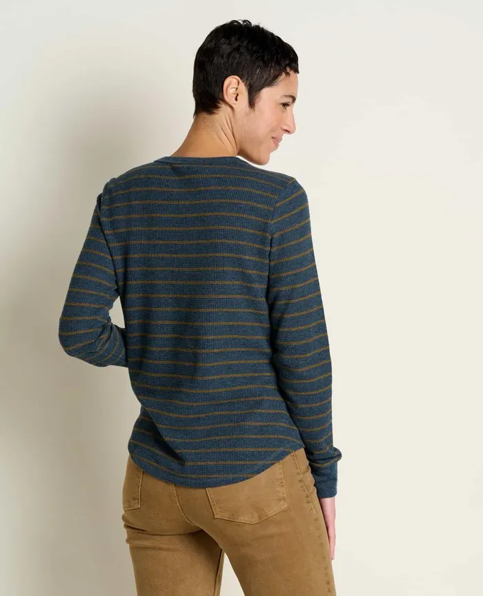 ToadandCo Tops and TShirts Foothill Long Sleeve Crew Midnight Stripe 8211 Women039s