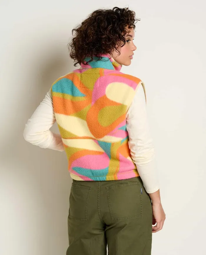 ToadandCo Tops and TShirts Women039s Campo Fleece Vest Shapes Print 8211 Women039s