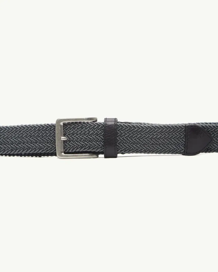 Tommy Bahama Belts TwoTone Stretch Webbed Belt Black 8211 Men Tommy Bahama Belts TwoTone Stretch Webbed Belt Black 8211 Men