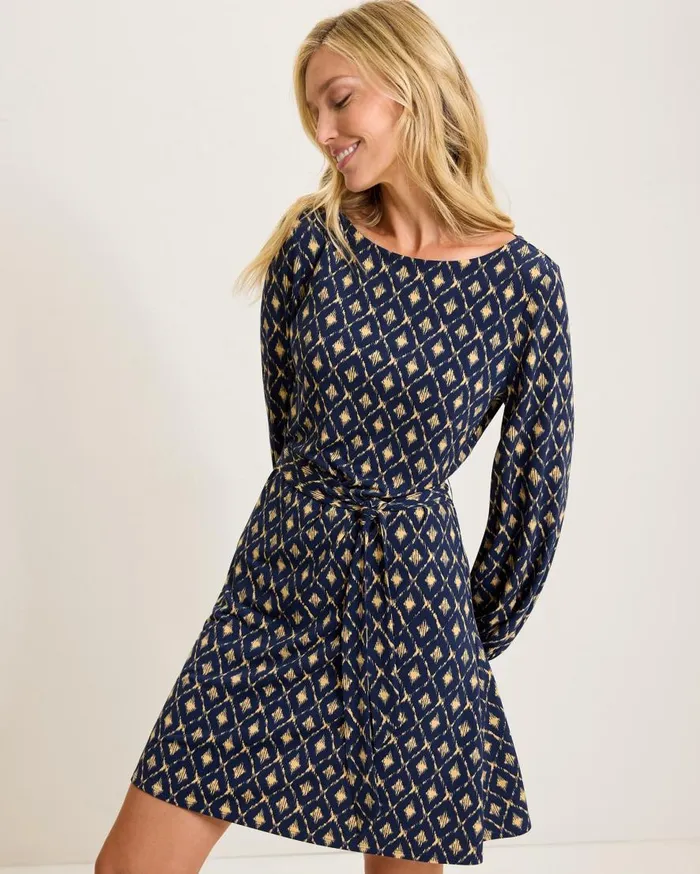 Tommy Bahama Dresses Diamond Cay LongSleeve Dress Coastline 8211 Women