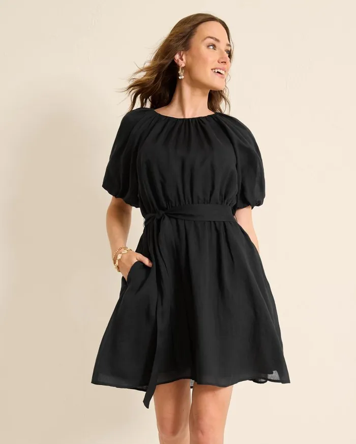 Tommy Bahama Dresses Paradise Breeze ElbowSleeve Dress Black 8211 Women
