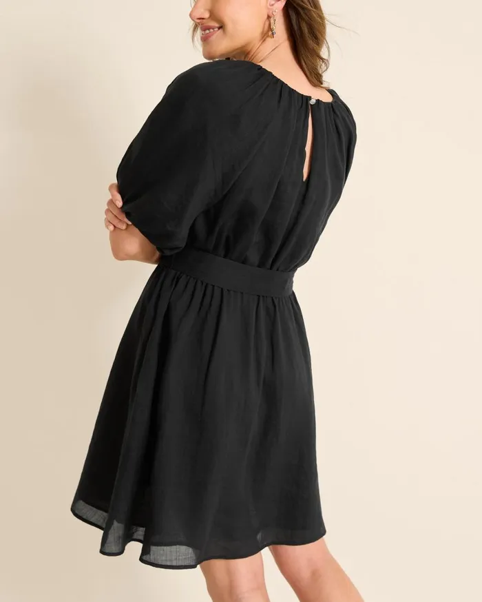 Tommy Bahama Dresses Paradise Breeze ElbowSleeve Dress Black 8211 Women