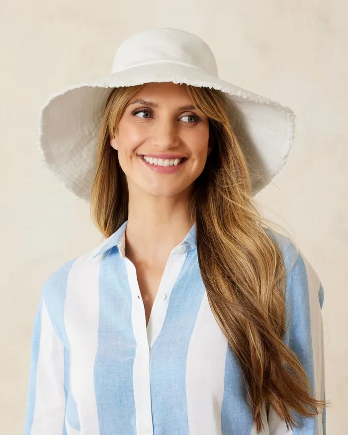Tommy Bahama Hats and Caps Bay Floppy Hat White 8211 Women