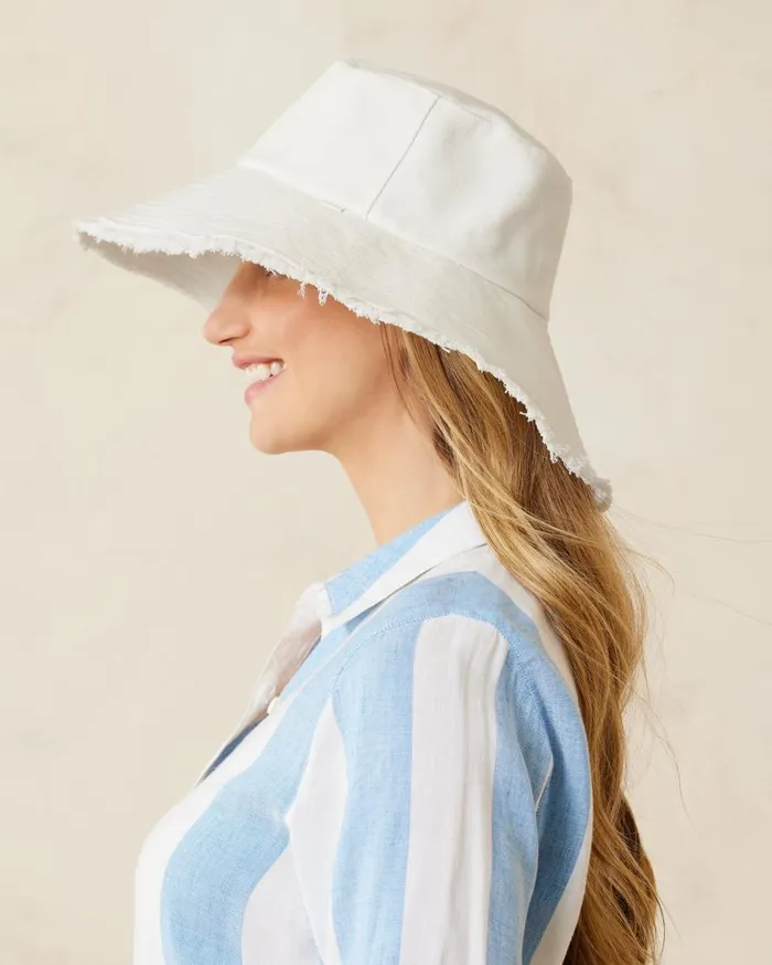 Tommy Bahama Hats and Caps Bay Floppy Hat White 8211 Women