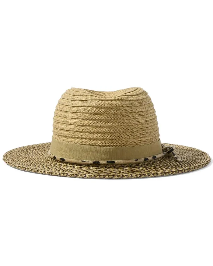 Tommy Bahama Hats and Caps Color Block Fedora Tan 8211 Women