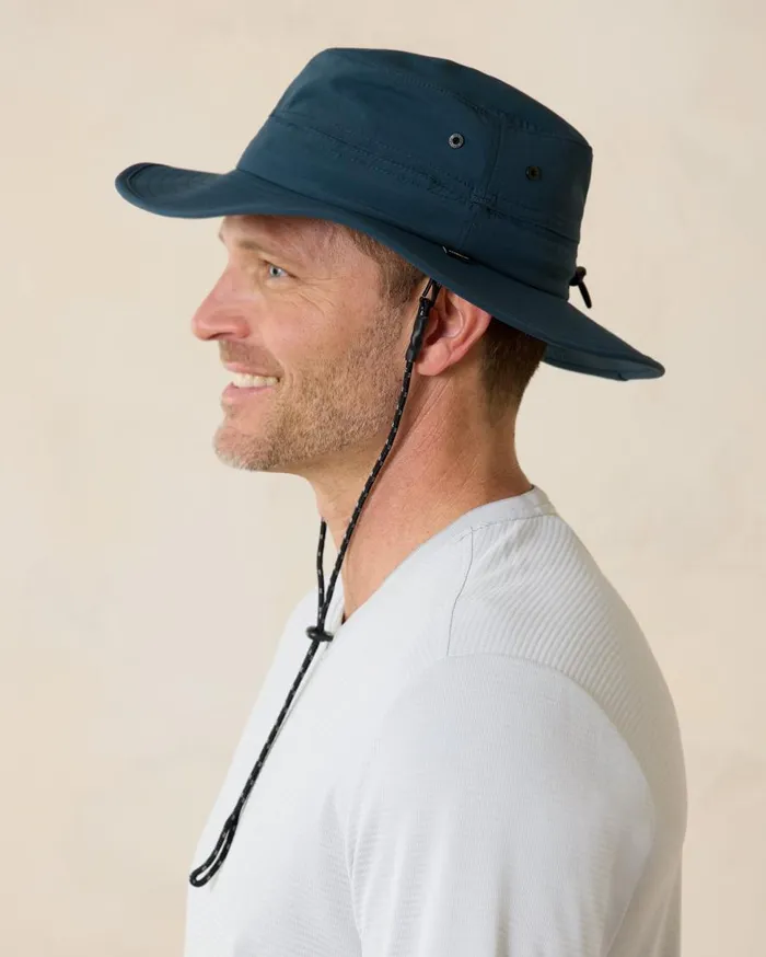 Tommy Bahama Hats and Caps Overland Packable MidBrim Hat Navy 8211 Men