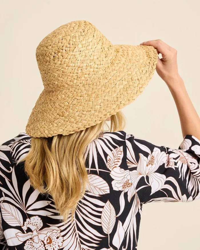 Tommy Bahama Hats and Caps Pearl Raffia Sun Hat Natural 8211 Women