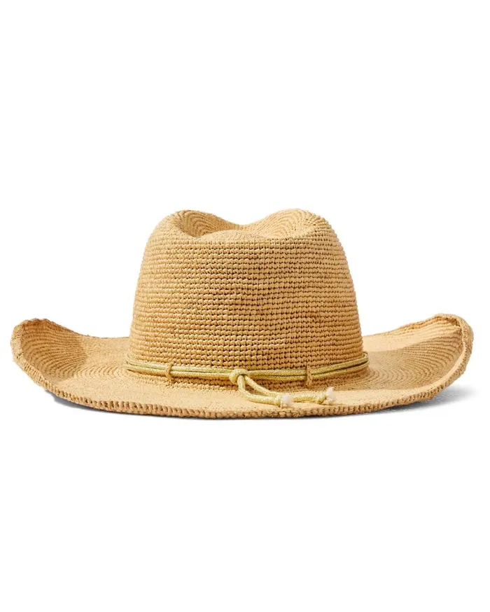 Tommy Bahama Hats and Caps Raffia Crochet Cowboy Hat Naturalgold 8211 Women Tommy Bahama Hats and Caps Raffia Crochet Cowboy Hat Naturalgold 8211 Women
