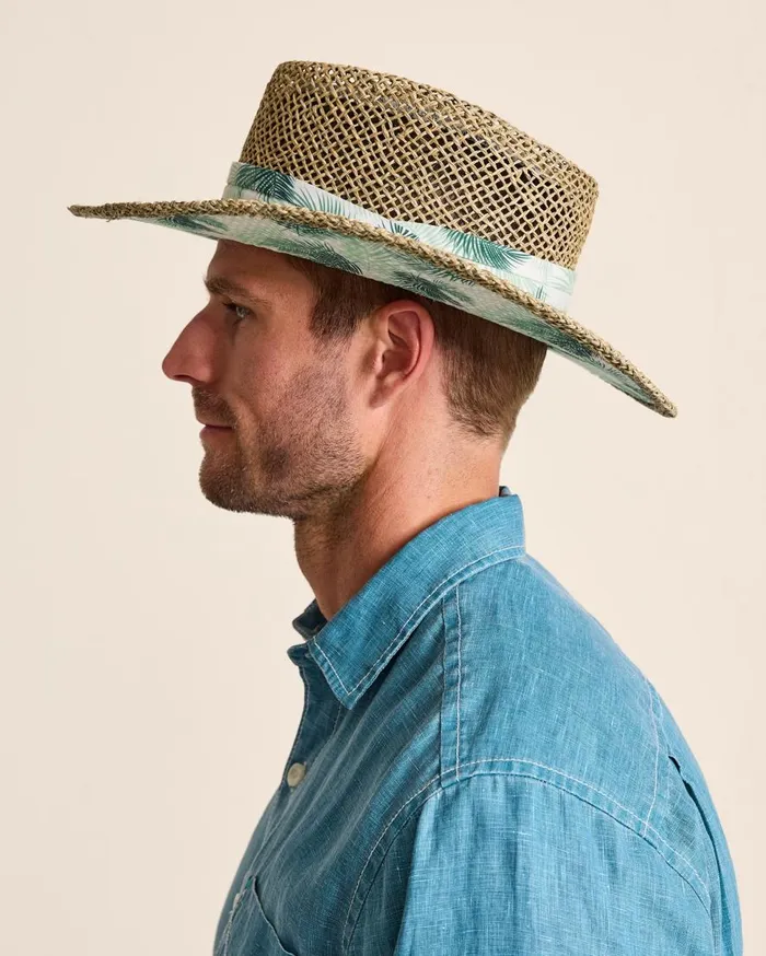 Tommy Bahama Hats and Caps Seagrass Gambler Hat Palm 8211 Men Tommy Bahama Hats and Caps Seagrass Gambler Hat Palm 8211 Men