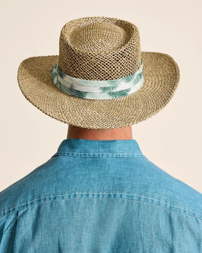 Tommy Bahama Hats and Caps Seagrass Gambler Hat Palm 8211 Men Tommy Bahama Hats and Caps Seagrass Gambler Hat Palm 8211 Men